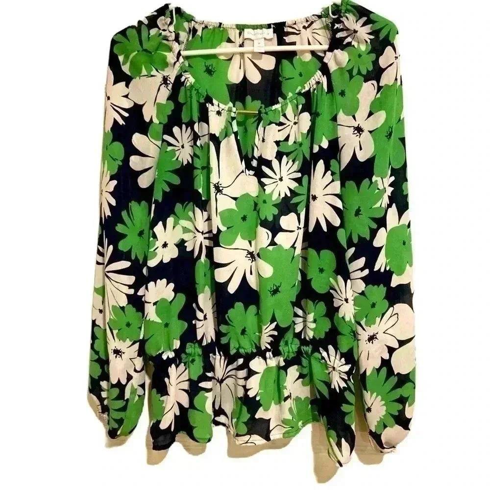 Charter Club Women’s Sheer Blouse Top Sz. M -NWOT